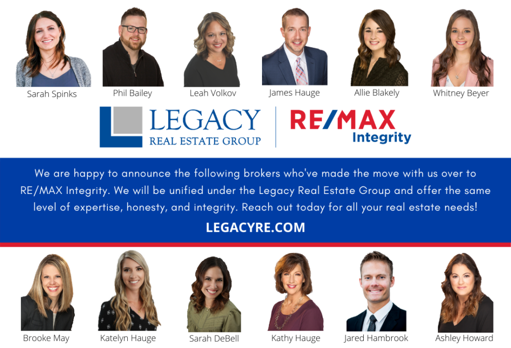 Introducing The Legacy Real Estate Group Remax Integrity Legacy